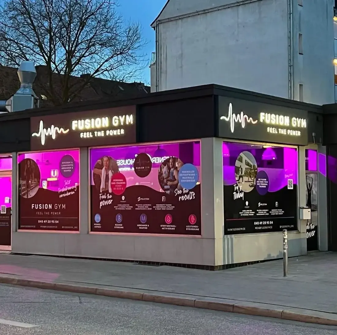 Außenansicht Fusion Gym Wandsbek